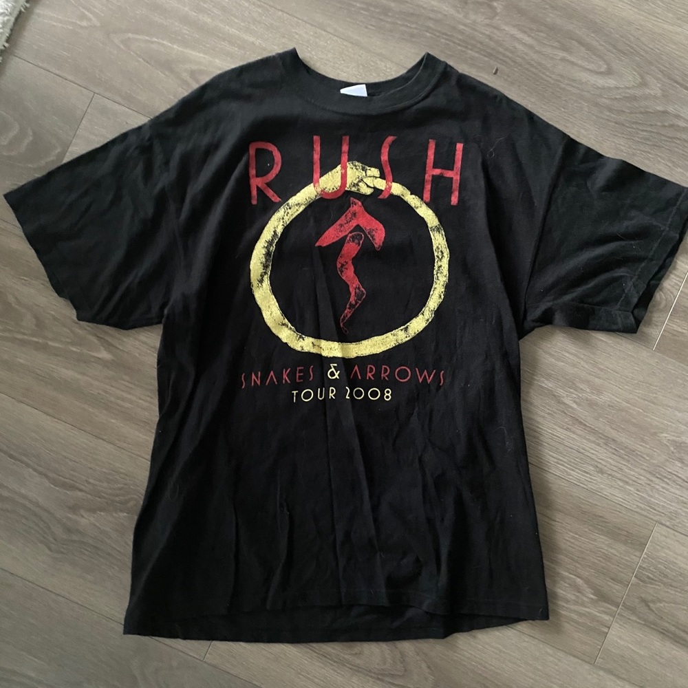 rush tour shirt